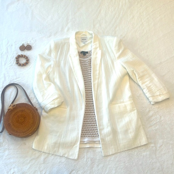 Nine West Jackets & Blazers - Blazer - Nine West White Blazer - XL - Embrace the “old money look